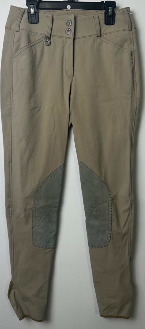 Pikeur Women Size 26LEquestrian Riding Breeches-Knee Patch-Beige- Germany A10